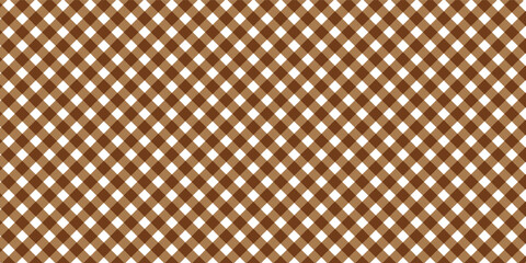 Gingham seamless pattern. Beige and white vichy background texture. Checkered tweed plaid repeating wallpaper. Natural nude fabric and textile swatch design. pattern modern
