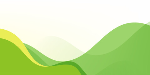 Obraz premium abstract fluid background with green and yellow color. homepage design. Suit for banner, web, brochure, pamflet, poster and presentation