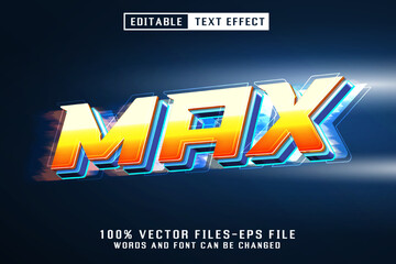 Max Editable Text Effect