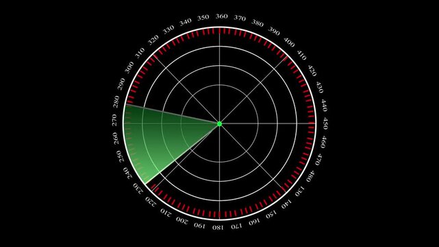 Digital searching system animation. Rader searching security concept animation. signal waves, searching icon. Rader searching black background and various collar animation 4k icon