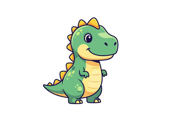 Fototapeta premium Colorful Dinosaur Character Vector for Kids