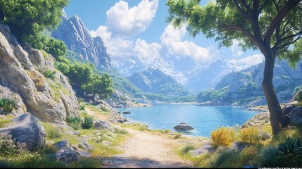 RPG Fantasy Gameplay Scene Featuring a Temple Market with Dragon Prop, Geek Fun Role-Playing Adventure Scenario