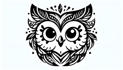 Obraz premium Black and white beautiful animal and birds
