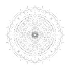 Floral Mandala Design, Vector, Illustration