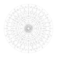 Floral Mandala Design, Vector, Illustration