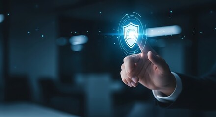 Car Insurance and Vehicle Protection Concept with Digital Shield