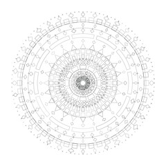 Floral Mandala Design, Vector, Illustration