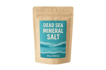 Dead sea mineral salt pouch for skin care wellness