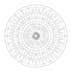 Floral Mandala Design, Illustration, Vector