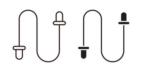 Jump rope icon vector Illustration logo template pack © John