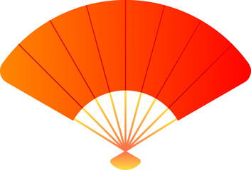 Minimal Gradient Folding Fan Icon