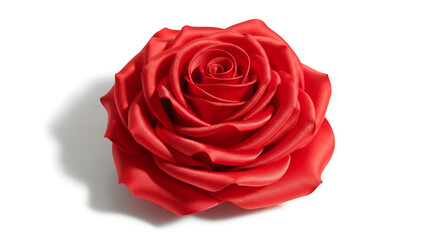 Fototapeta premium red rose flower isolated on white background representing love romance passion valentines gift and beautiful natural floral lifestyle concept