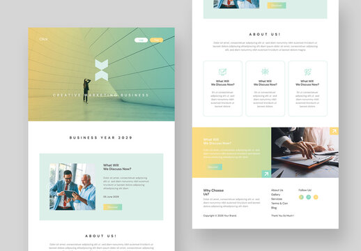 Business Email Newsletter Template