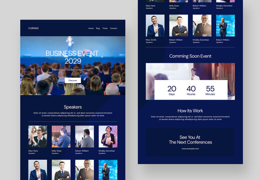 Business Conference Email Newsletter Template