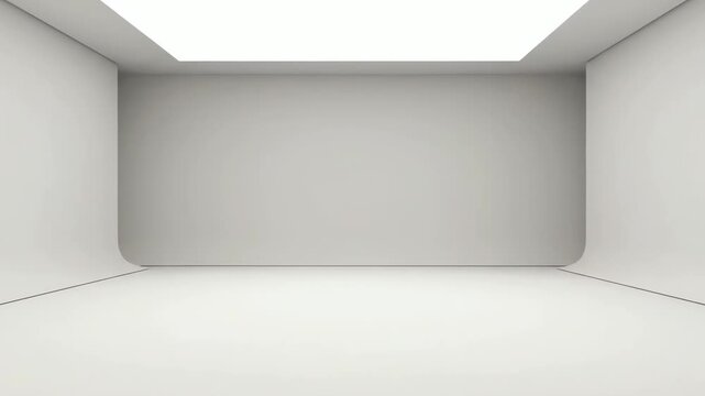 Clean Minimal Space With Flat Light and Neutral Tones as Emotion Free Professional Background &ndash; AI Generated