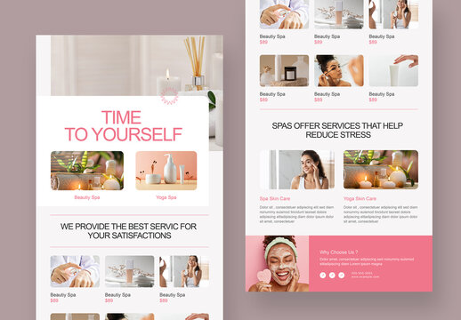 Spa Email Newsletter Template