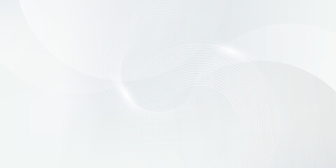Minimalist abstract background featuring smooth white and light gray wave shapes with subtle curved line patterns.