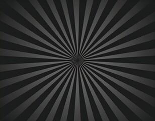 Obraz premium Black radial burst, shades of gray, emanating from a dark center