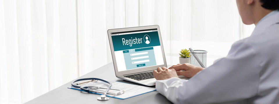 Online registration form for brisk form filling on the internet website