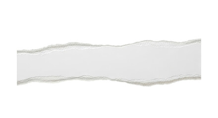 Naklejka premium Torn Paper Texture with White Background