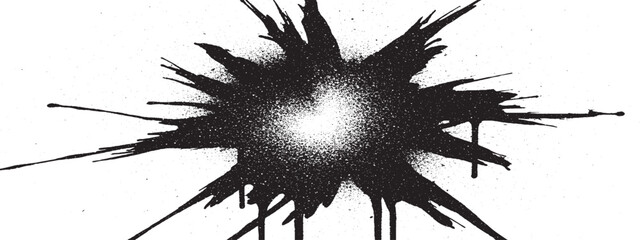 round splash type graffiti art  © plustration