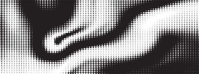 Obraz premium dynamic halftone pattern 