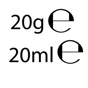 e mark, estimated sign, product's weight or volume, European Union regulations , average quantity of prepackaged goods