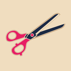 Open Scissors Tool Illustration
