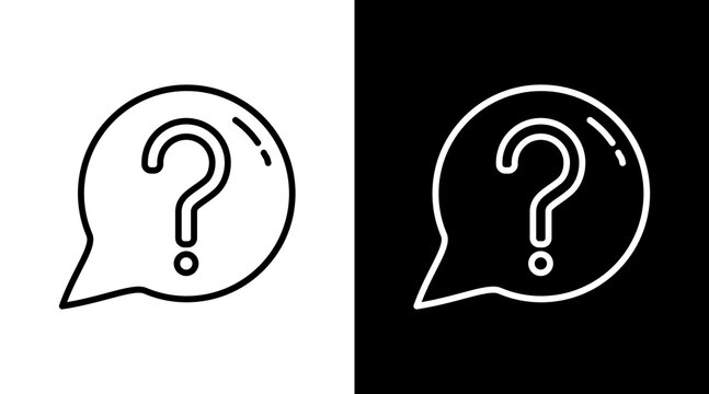 Help Icon Sheet Black And White