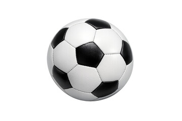 Naklejka premium Soccer ball for football game, sport, athletic recreation, equipment on transparent background