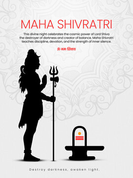 This sacred night celebrates Shiva &mdash; the eternal force beyond creation and destruction. Maha Shivratri reminds us that true transformation begins within. Through prayer and discipline.