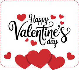 Valentine&rsquo;s Day greeting card, romantic design, love celebration, red heart illustration, festive background, February holiday, affection symbol, decorative border, romantic art