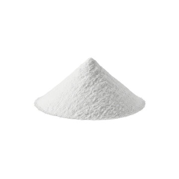 Pile of white powder isolated On Transparent Background