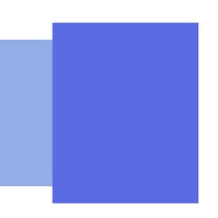 Fototapeta premium Delicate blue bright shades. Set of editable vertical and square photo collage banners. Minimalism instagram templates for social media posting and online advertising. 