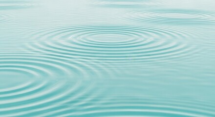 Abstract turquoise water waves texture background seamless pattern ripple motion fluid design