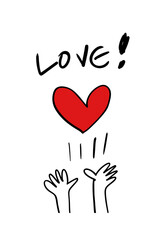 勢いよく愛を届ける