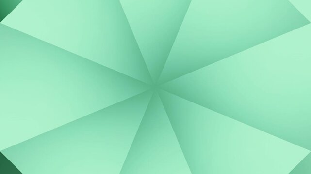 Abstract geometric pattern with mint green triangular shapes.