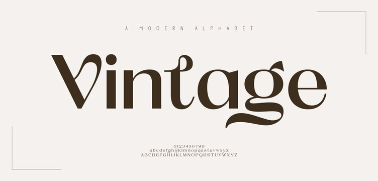 Elegant vinatge alphabet letters font logo. Typography luxury classic lettering serif italic fonts wedding modern retro logos. vector illustration

