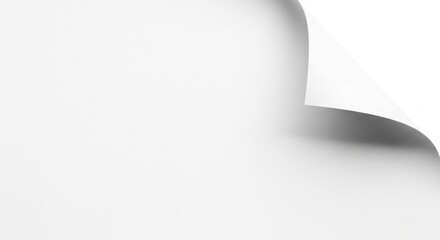 Modern white minimalist chair design isolated on soft gradient background with elegant shadow