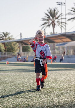 boy injured in flag football