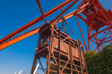 旧三井田川鉱業所伊田坑伊田第一竪坑櫓