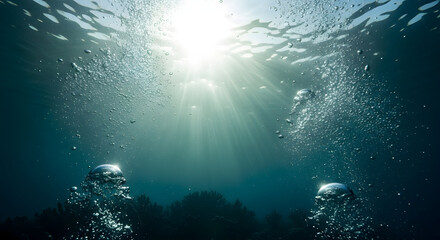 Fototapeta premium World water day exploring the depths of our planet's life giving resource