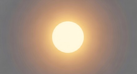 Spring Sun Weather Icon Isolated