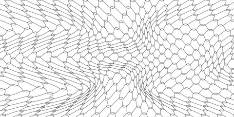 Curved net pattern. Seamless design for sportswear or equipment like soccer goals, volleyball nets, basketball hoops, hockey nets, and athletic gea © Hasanah