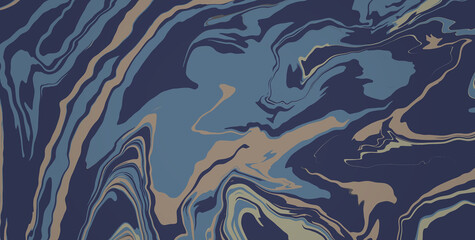 Fototapeta premium Vibrant Fluid Acrylic Waves in Bright Colorful Layers