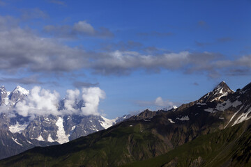 Fototapeta premium High mountains in summer