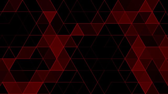 Red black modern dynamic triangle gradient web animation background