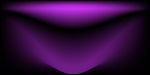 Fototapeta premium Abstract gradient podium background. Violet, purple and lilac empty 3d studio backdrop. Clean scene for product presentation mockup template. Vector illustration.