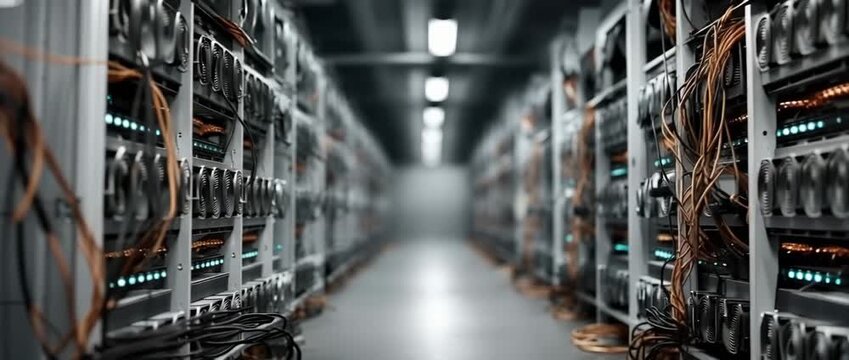 Bitcoin mining farm