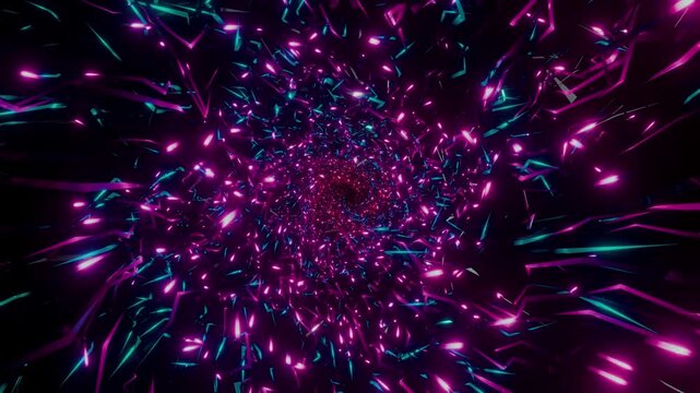 Abstract Ambient Flow Background Seamless Loop 4K